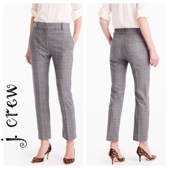 J. Crew Pants - J. Crew Favorite Fit Women's Glen Plaid Wool Pants